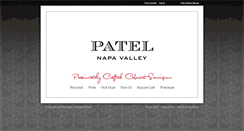 Desktop Screenshot of patelwinery.com